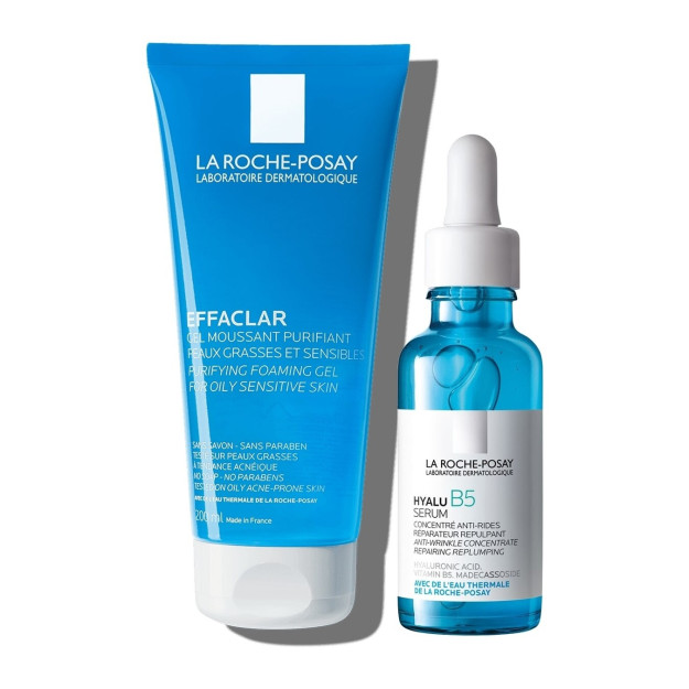 La Roche Posay Effaclar Gel yuzni tozalash jeli 200ml Hyalu B5 sarum 30ml HBCV00003G7D2A 1HBCV00003G7D2A