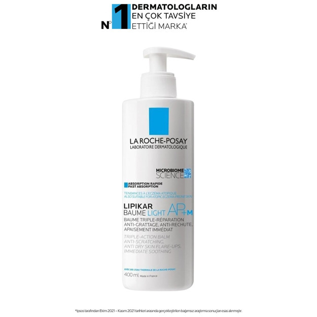 La RochePosay ona va chaqaloq to'plami: Lipikar Baume AP M Light 400ml 1HBCV0000302O5J