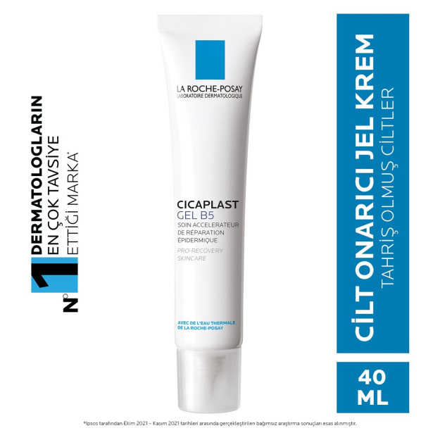 La RochePosay Cicaplast B5 shikastlangan sezgir terini parvarish qilish uchun tuzatuvchi jel 40ml HBV00000C8B3 1HBV00000C8XB3