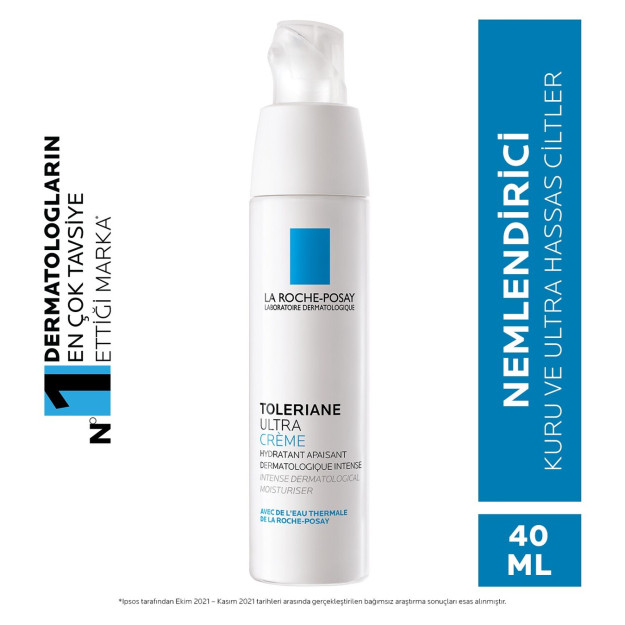 La RochePosay Toleriane allergiyaga moyil quruq teri uchun Ultra nemlendirici 40ml SGBE3337872412486 1SGBE3337872412486