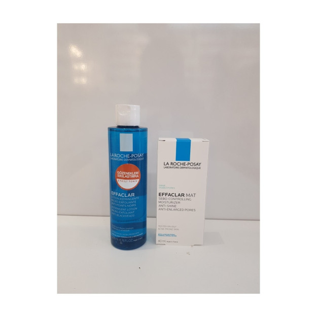 La RochePosay Effaclar Lotion тоник 200 мл Effaclar Matte увлажняющий крем 40 мл HBV000019B29