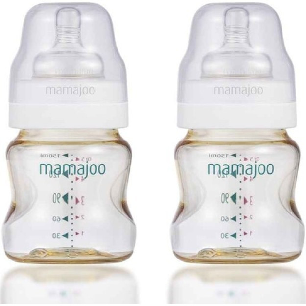Mamajoo Gold Baby Bottle 2 Dona 150ml Kolikaga Qarshi Chaqaloq Shishasi Nipeli № 1 1035251-000031