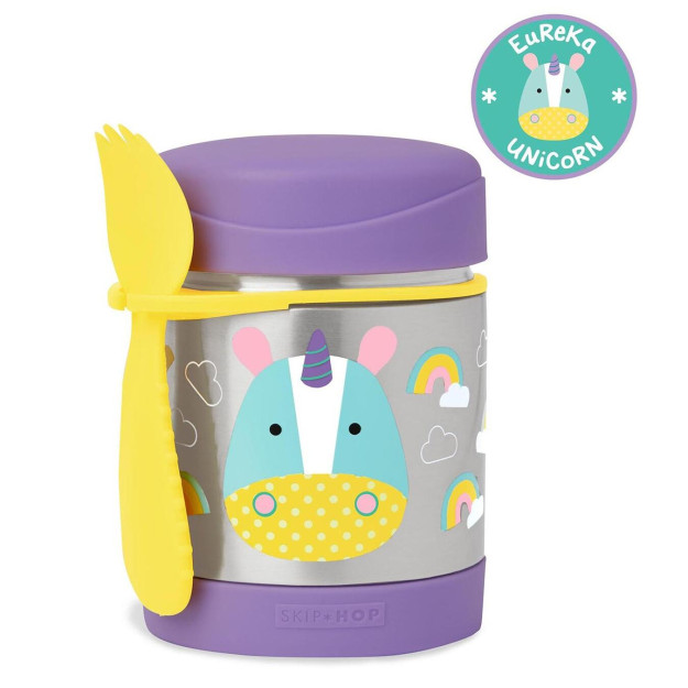 Skip Hop hayvonot bog'i zanglamaydigan po'latdan yasalgan termos 325ml Unicorn 10352144-00001