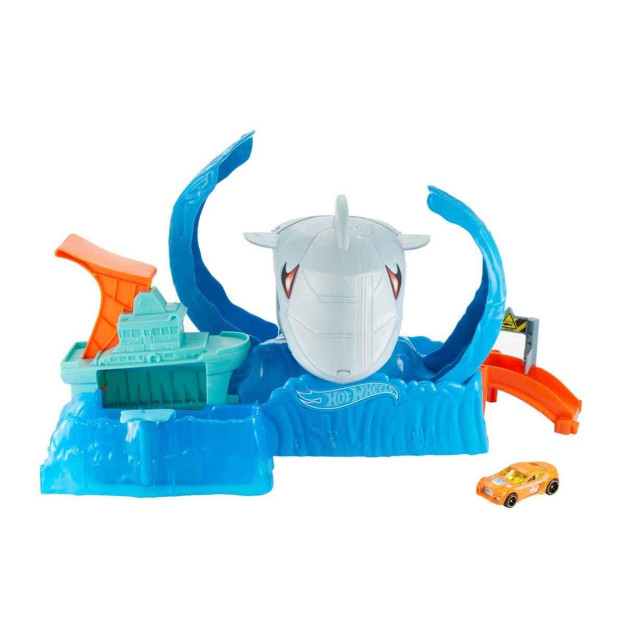 Игровой набор Hot Wheels Robotic Shark GJL12 меняющий цвет
