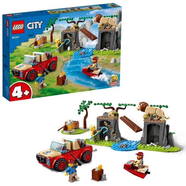 Lego City yovvoyi hayvonlarni qutqarish jipi 60301 10354345-00065
