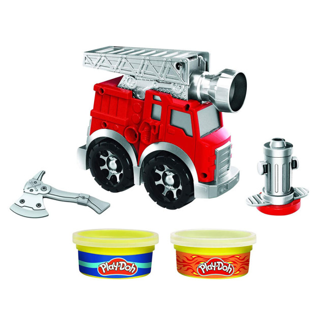 PlayDoh Трудолюбивая пожарная машина F0649