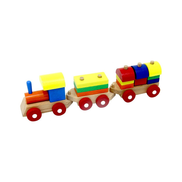 Play Wood Educational Wood Block Bultak Poezdi 351 10354285-00006