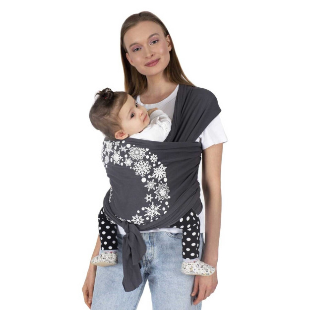 Sevibebe СлингШаль для Переноски Sevibebe ART562 Серый