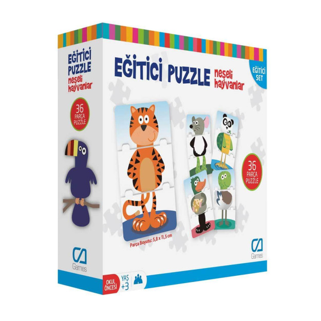 O'yinlar Joyful Animals Ta'lim Jumboqlari 36 Dona 10354408-00009