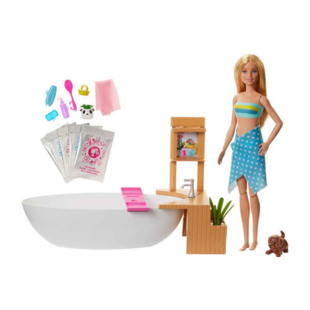 Barbie Wellness Barbie ' S Spa Day Gjn32 o'yin to'plami 10354184-00055