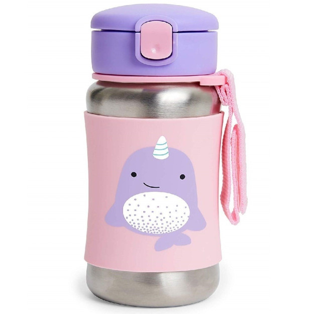 Skip Hop 350ml Narwhal Somonli Zanglamaydigan Po'latdan Yasalgan Ichimlik Idishi 10352144-00004