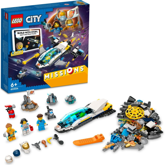 Lego City Миссии по исследованию Марса космическим кораблем 60354