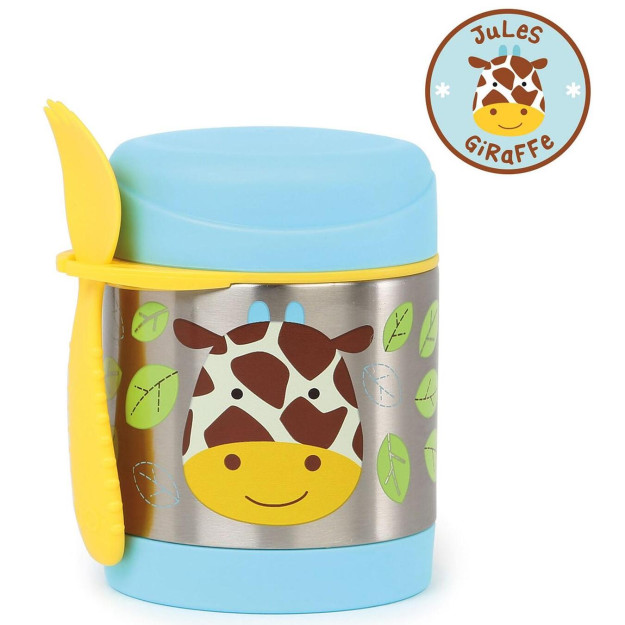 Skip Hop Zoo Термос из нержавеющей стали 325мл Жираф
