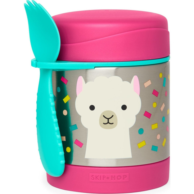 Skip Hop hayvonot bog'i zanglamaydigan po'latdan yasalgan termos 325ml Lama 10352144-00001