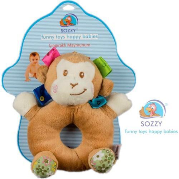 Sozzy Toys Моя Погремушка Обезьянка Szy106