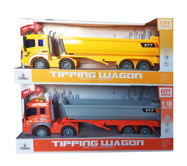 Ceren Toys engil va ovozli ishqalanish samosvali 10354420-00011