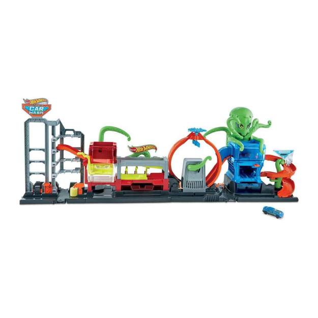 Hot Wheels gigant ahtapot avtomobil yuvish Playset GTT96 10354191-00070