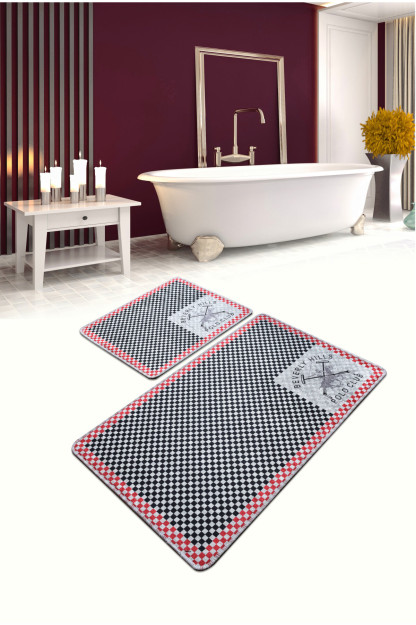 Angliya London Polo Klubi Red JT 2 Li Set Banyo Halisi Paspas Set 58682125945644
