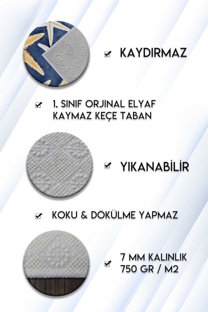 Dekorativ Zamonaviy Dizayn Sirpanmaydigan Taglik Er - Xotin To'plamli Hammom Gilamchasi Va Shkaf To'plami 2 Dona 172LİPBNY156