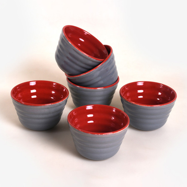 Messe Grey  Тарелка Для Закусок Red Neva 10 См 6 Шт