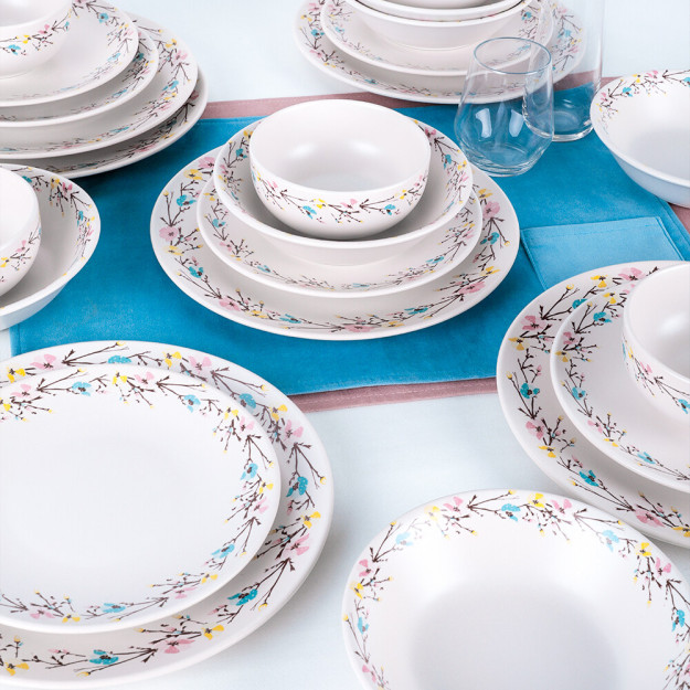 Tomurcuk Dasturxonlari 6 Kishiga Mo'ljallangan 24 Ta Buyum 3TY040424F021A5301000AET600