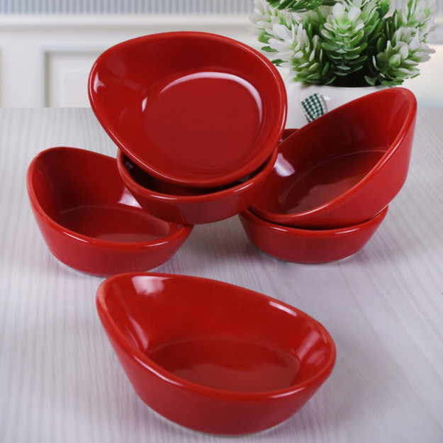 Mini Gondola Red Cookie / Соусник 8 См 6 Штук