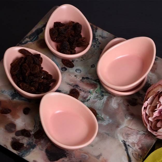 Mini Gondola Light Pink Snack / Соусник 8 См 6 Шт
