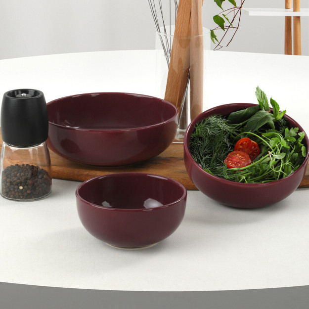 Сливовый Nordic/Kera/Cloud Salad/Cookie Set 3 Шт