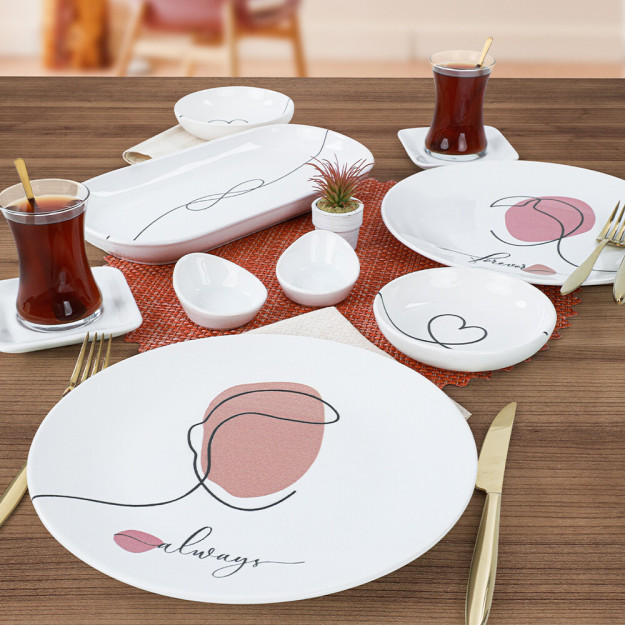 Forever & Always 2 kishilik 11 qismli nonushta to'plami 3TV040111F004AD18M00MASEN00