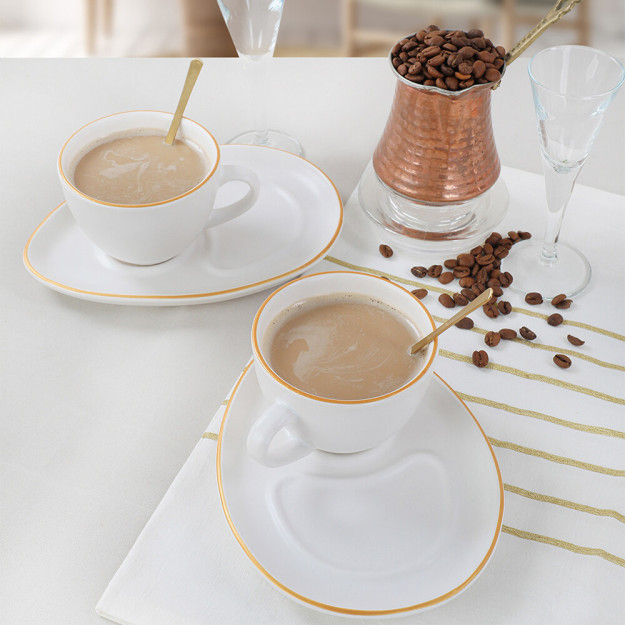 Gold Line Coffee Drip 4 Qismli 2 Kishilik Taqdimot To'plami 3ST606004F022A841600MAGD200