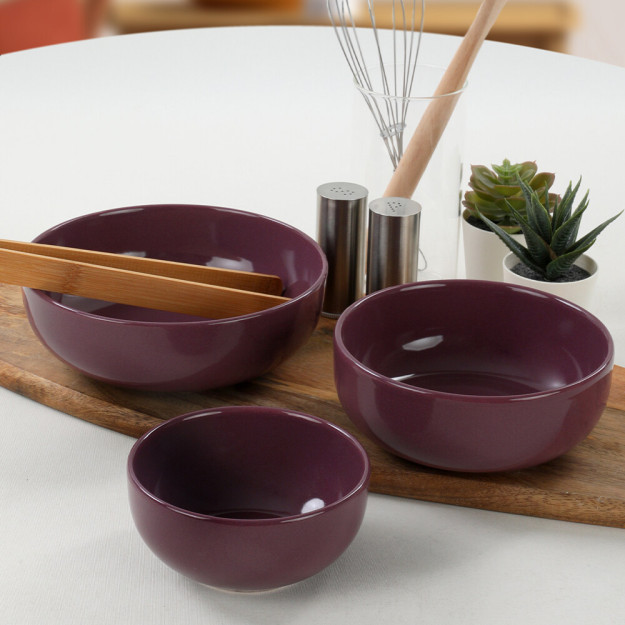 Purple Nordic/Kera/Cloud Salad/Cookie Set 3 Шт