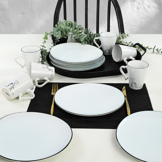 Lovely PastaDessert Set 12 Предметов на 6 Персон