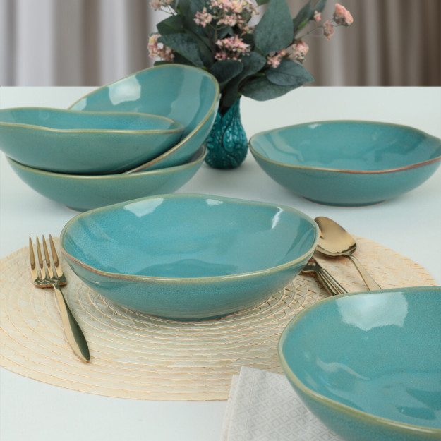 Teal Organik Yemek Tabağı 20 Cm 6 Adet 3PT020022FQ06A0000000A6TM00