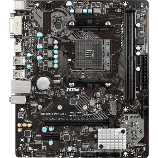 Msı B450ma Pro Ma Am4 DDR4 3466(Oc) Dvı Hdmı M2 Usb32 Mat Anakart 1Pc148791