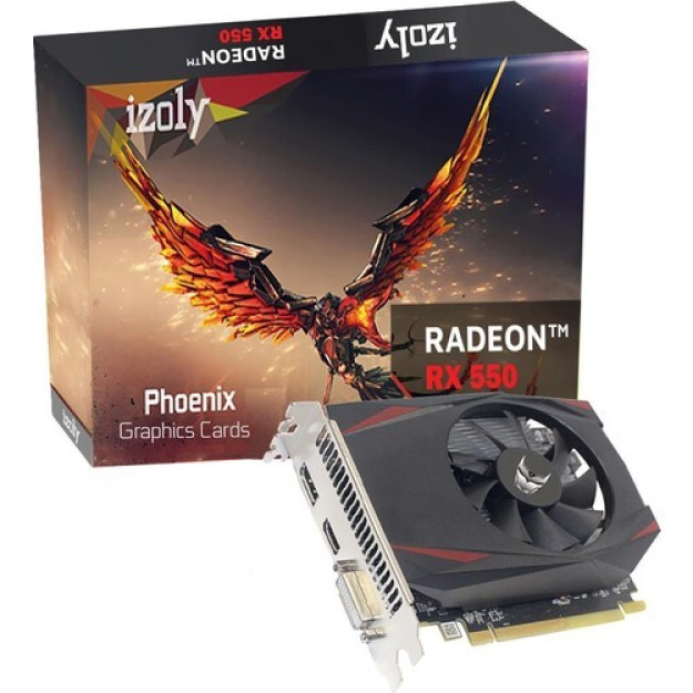 Графическая Карта Izoly Amd Radeon R550 4Gb Gddr5 128Bit (Dvı+Hdmı+Dp) Pcıepress 30