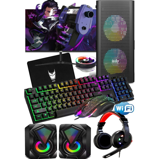 Izoly M137 I34130 16 Gb 256 Gb SSD Gt 740 4 Gb 22 dyuymli o'yin ish stoli 1Pc148794