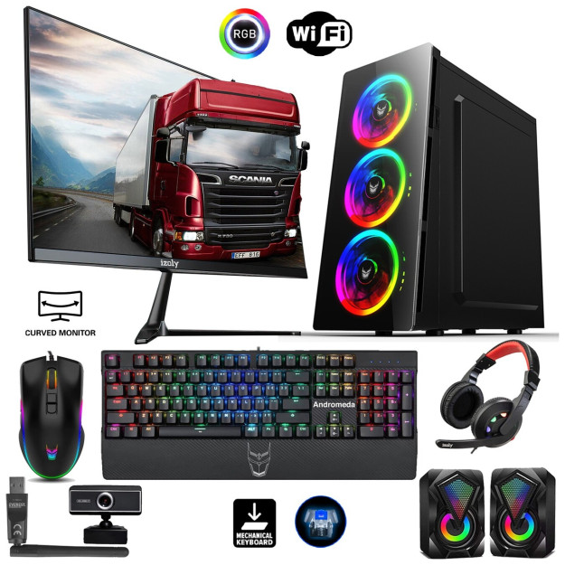 Izoly K303 Intel Core İ7860 16 Гб 256 Гб Gt740 24Дюймовый Игровой Настольный Пк