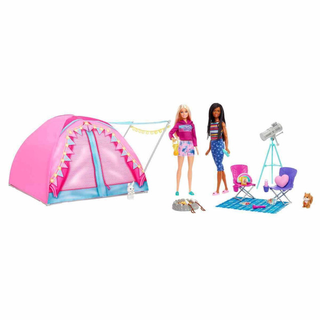 Barbie Malibu Va Bruklin Lageri Hgc18 O'yin To'plami 10354184-00136