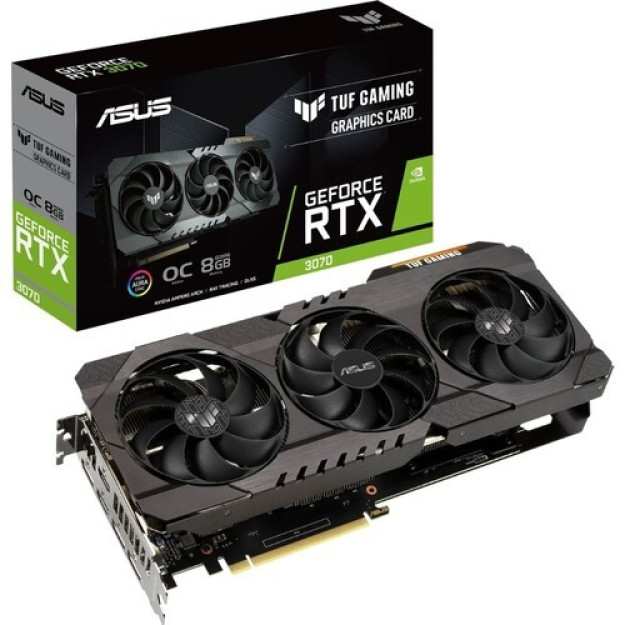 Asus Tuf Geforce Rt 3070 Oc 8 Gb 256 Bit Gddr6 256 Bit Pcıepress 40 (Tufrt3070o8ggamıng) 1Pc148873