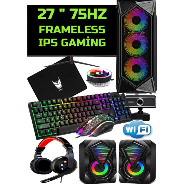 Izoly Knight Y I54430 16 Gb 256 Gb SDD Gt1650 4 Gb 24 dyuymli o'yin ish stoli 1Pc148882
