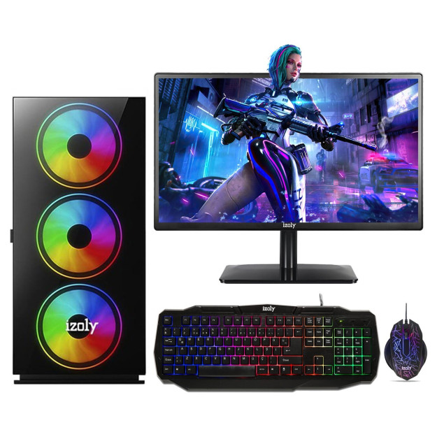 Izoly Eleven I7860 8GB 128SSD 4GB R7 240 19 " o'yin kompyuteri 1Pc148833
