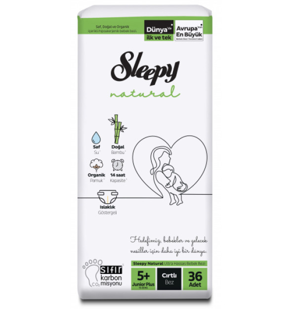 Sleepy Natural New 2l Jumbo Size 5+ 1320kg 36 dona chaqaloq tagliklari 10355160-00140