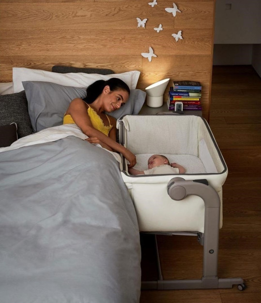 Chicco Net2me Magic Motherside Crib Cool Grey Холодный Серый