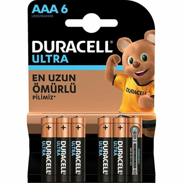 Ультратонкая Батарейка Для Ручки Duracell 6Lı Aaa