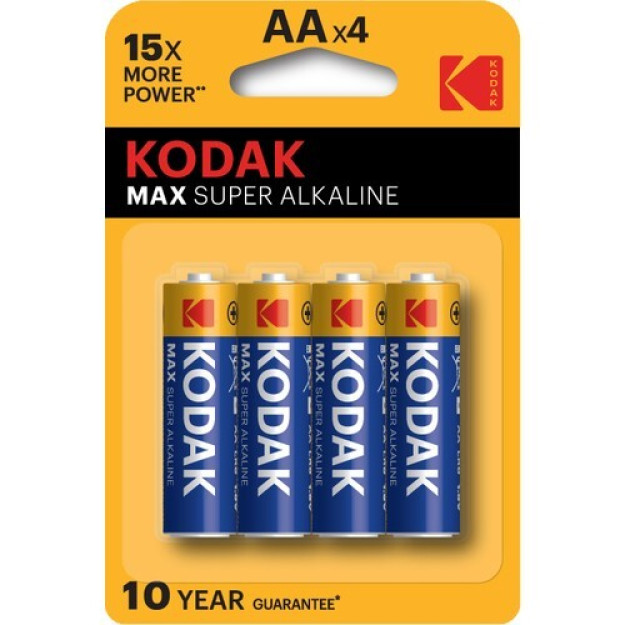 Kodak Ma Super Alkaline 4 Aa Qalam Batareyasi 10354036-00002
