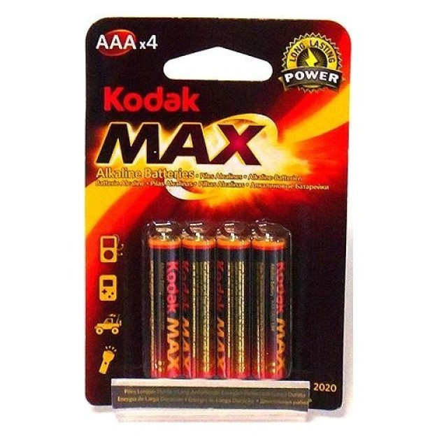 Kodak Ma Сверхщелочные Тонкие Батарейки Для Пера 4X Aaa