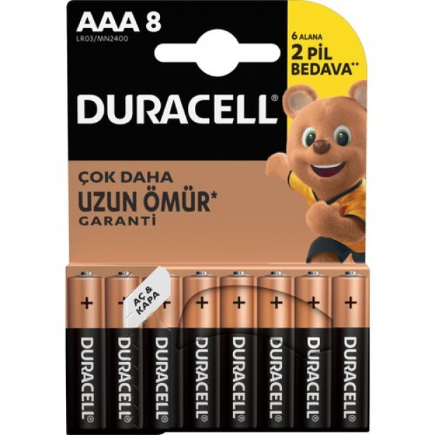 Батарейка Duracell 8Li Aaa Для Тонких Ручек