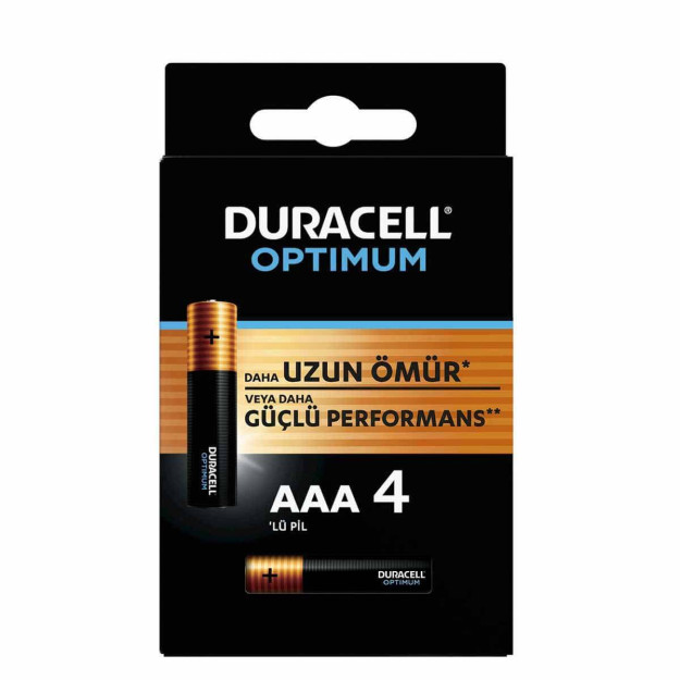 Duracell 4l Optimum aaa qalam batareyasi 10354275-00033