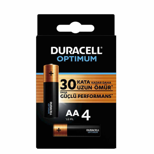 Tutqichlar uchun Duracell 4l Optimum Aa batareyasi 10354275-00034