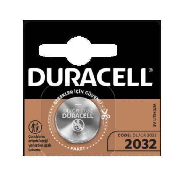 Duracell 2032 Moslashtirilgan Lityum Batareya 10354275-00014